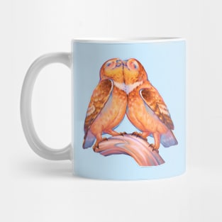 2 cute owls in love Mug